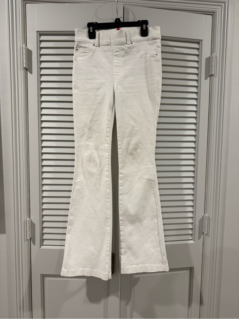 SPANX White Flare Jeans Wide Leg